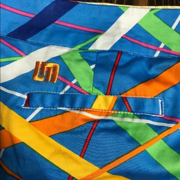 SOLD Loudmouth Womens Golf Skort Neon Stretch 14 - Picture 4 of 6